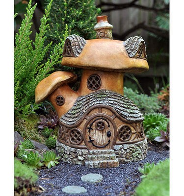   Garden Fairy/Gnome/ Village Mushroom house by Fiddlehead Georgetown