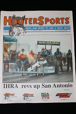 Hooters IHRA drag racing funny car Newspaper Magazine Miami bikini 