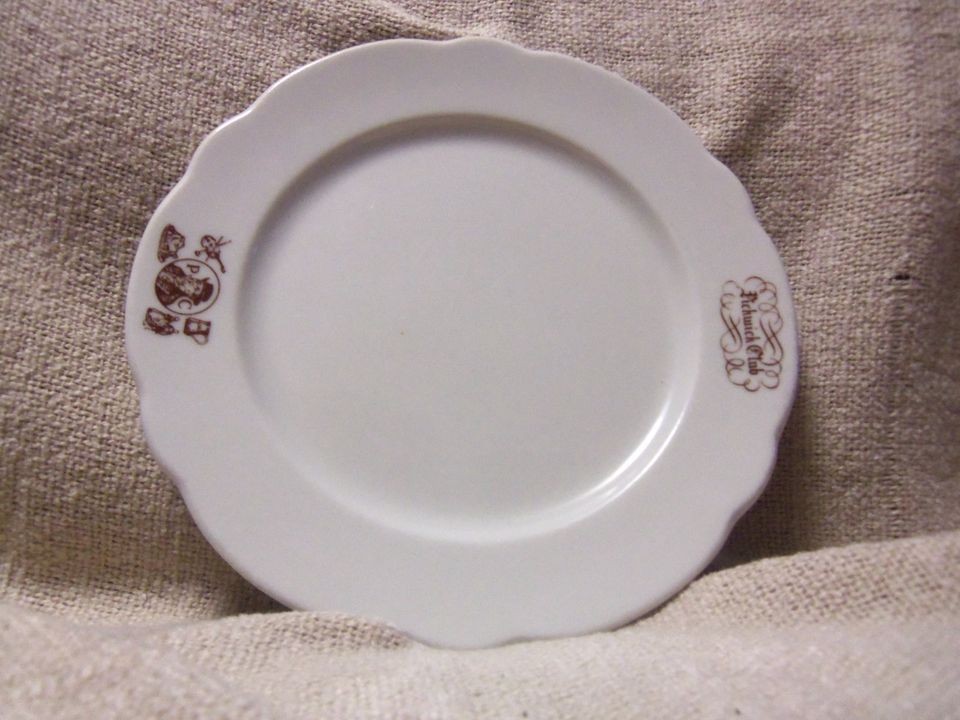 HOTEL ROANOKE PICKWICK CLUB RESTAURANT WARE PLATE JACKSON CHINA 