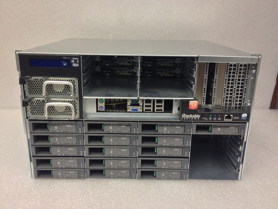 RACKABLE SYSTEMS SERVER 5U 2x 2.33GHz QC E5345 8GB RAM 16x250GB HARD 