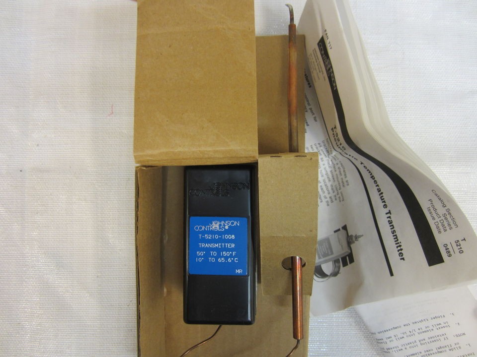 JOHNSON CONTROLS TEMPERATURE TRANSMITTER T 5210 1008