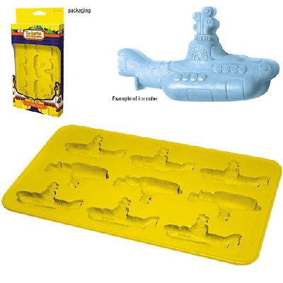 The Beatles Yellow Submarine Nine Cube Ice Cube Tray, NEW UNUSED