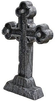 Celtic Cross Black Halloween Prop Outdoor Decoration New