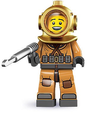 lego diver in LEGO