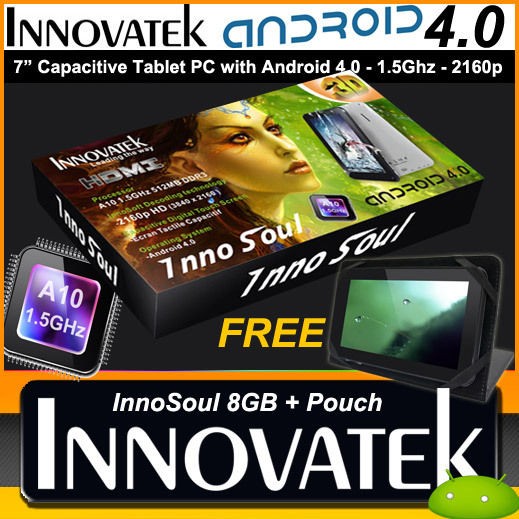 8GBP Innovatek InnoSoul 7 Tablet PC 1.5Ghz 2160p 3D HDMI Capacitive 