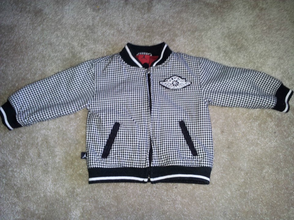 Pre Owned Jordan Jacket Fall/Spring Black & White Checkered