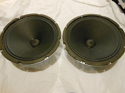 1976 VINTAGE 12 INCH SPEAKERS MINT CERAMIC