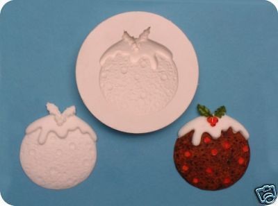 Silicone mould, Christmas Pudding, Sugarcraft, Food Use