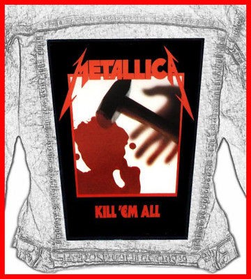 METALLICA Huge Jacket Patch [Megadeth Slayer Anthrax]