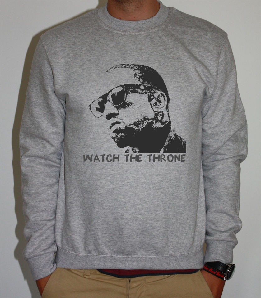 KANYE WEST JAY Z WATCH THE THRONE THAT SH*T CRAY BALL SO HARD SWEATER 