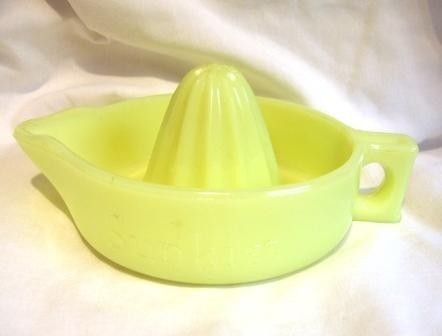 Vintage Sunkist Reamer Juicer Rare Lemon Yellow Color