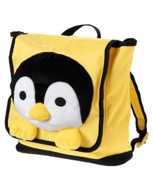 NWT GYMBOREE YELLOW PENGUIN BACKPACK 2 3 4 5 6 7 8 9