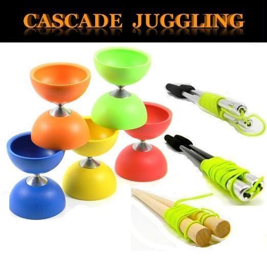 Rubber Top Diabolo + Sticks   Diablo + Metal Sticks   Choice of Colour 