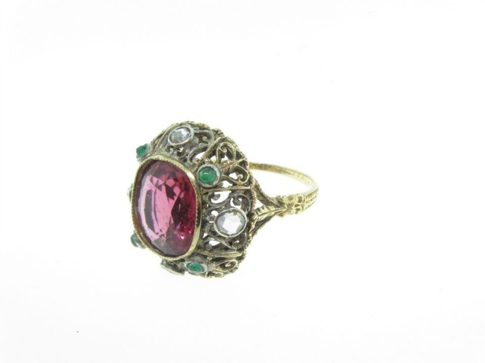 Buccellati Tourmaline Ring 18 karat Multi Color Gold