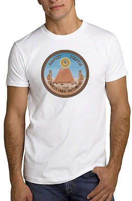 Eye of Providence T Shirt All Seeing Eye Dollar Bill $1 Tee *ALL SIZES 