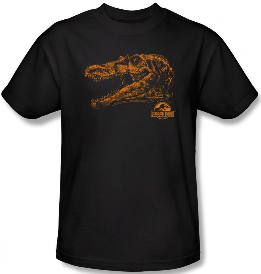 NEW Men Women Ladies Jurassic Park Spinosaurus Spino Skull Teeth T 