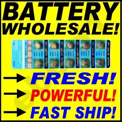 10 AG10 LR1130 389 389A ALKALINE BUTTON CELL BATTERIES