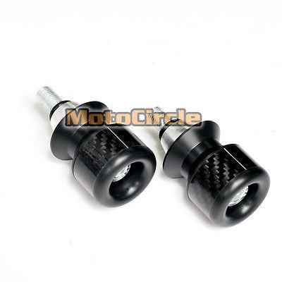 Carbon Swingarm Spools Sliders Kawasaki ZX9R ZX10R ZX12R ZZR 1400