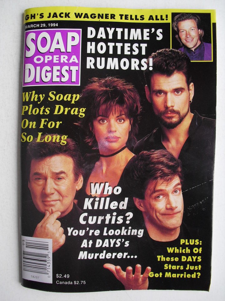 LISA RINNA ROBERT KELKER KELLY March 29, 1994 SOAP OPERA DIGEST 