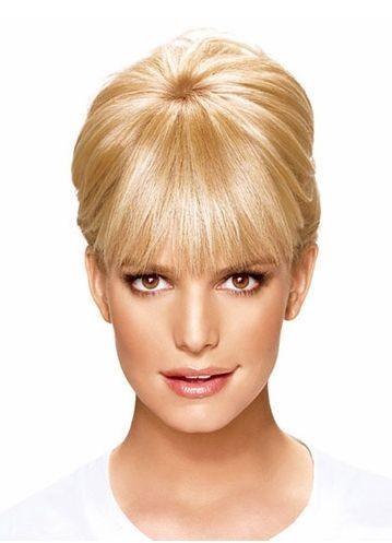 Clip in hairdo bangs synthetic hairpiece by jessica simpson open box