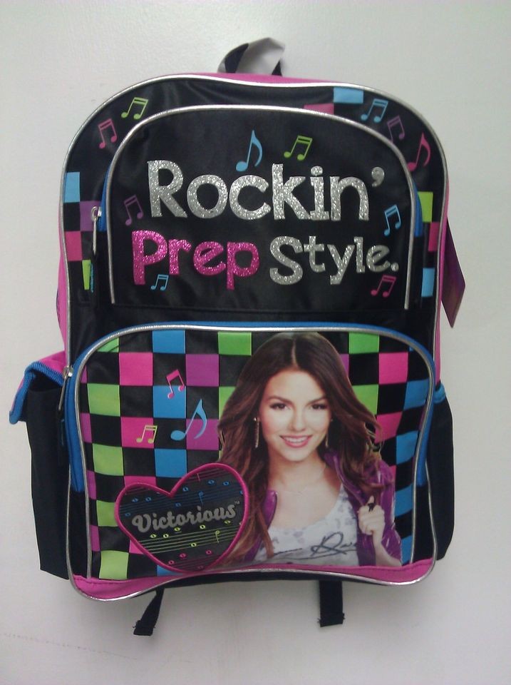 Brand New Victoria Justice Victorious large backpack school tori vega 