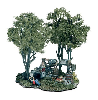 Moonshine Still Mini Scene Kit HO Scale 187 Woodland Scenics M102 