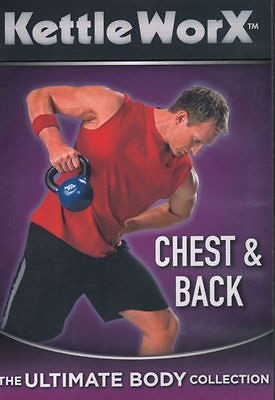 KETTLEWORX KETTLEWORKS CHEST & BACK KETTLEBELL DVD NEW SEALED AS SEEN 