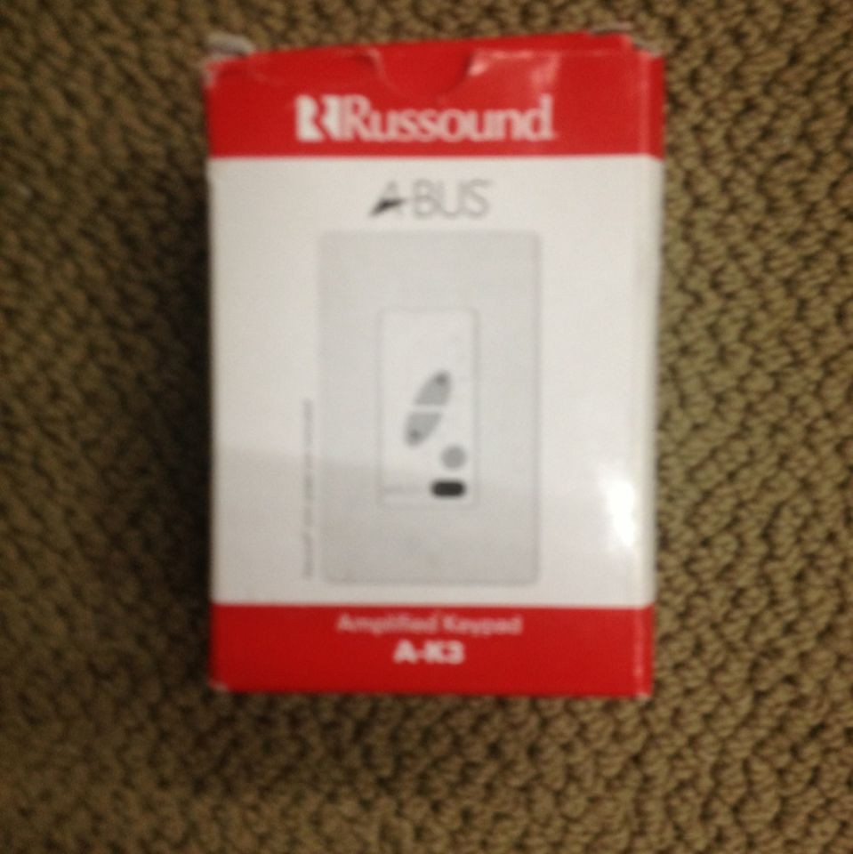 Russound A K3 White ABUS Keypad AK3 New White Almond