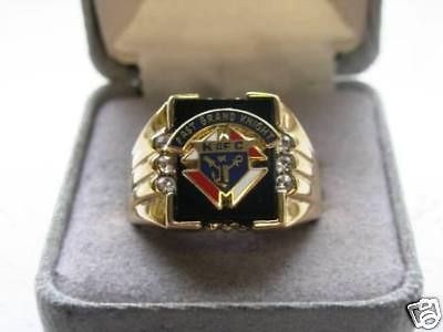 NEW Mens Knights of Columbus Past Grand Knight Ring