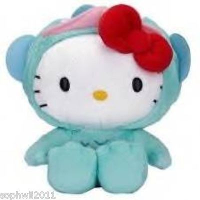 Hello Kitty 50th Anniversary 6 Plush   Hangyodon Collectible (Brand 