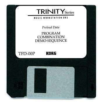 KORG TRINITY FACTORY SOUND CARD DISK DISKETTE