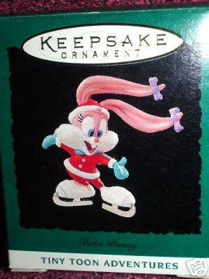 1994 Hallmark Miniature Ornament BABS BUNNY Tiny Toon Adventures 