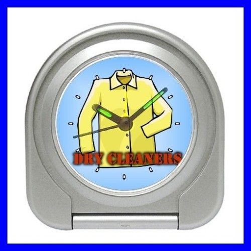 Desk Clock DRY CLEANER Laundry Mat Shirt Equipment Sign (11828976)