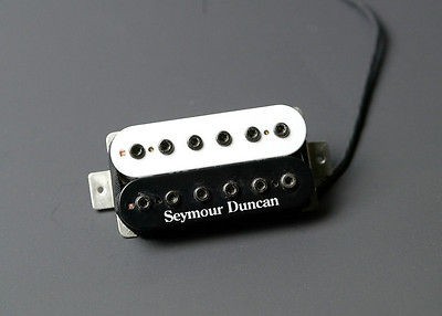 Duncan Full Shred neck pickup rare black white zebra SH10N