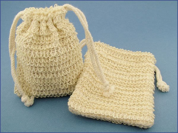 Natural Fiber Mesh Soap Sack (Saver/Sock/Pouch/Holder)