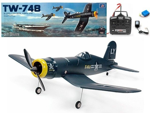   4CH TW 748 F4U Pirate Airplane TW 748 Large RC Remote Control BIG