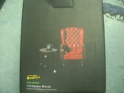   Matrix 1/6 Scale Chair and Table with telephone for 12 figure use