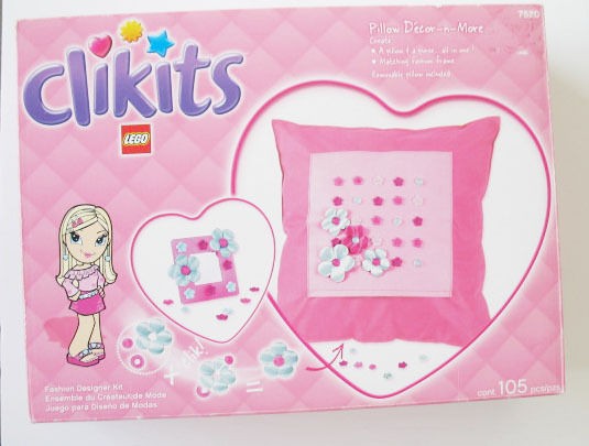 LEGO Clikits Pillow Decor n More Fashion Designer Kit   NIB