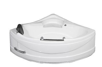   59 x 59 MT 618 MODERN ALCOVE CORNER ACRULIC WHIRLPOOL BATH TUB