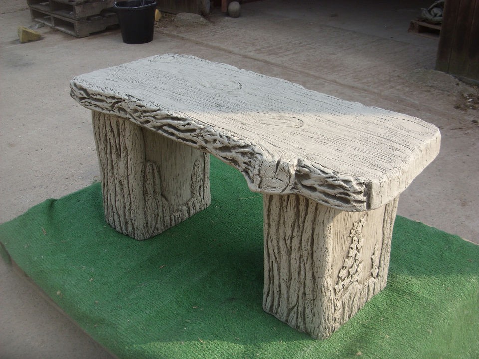 LATEX & FIBREGLASS MOULD MOLD WOODLAND BENCH