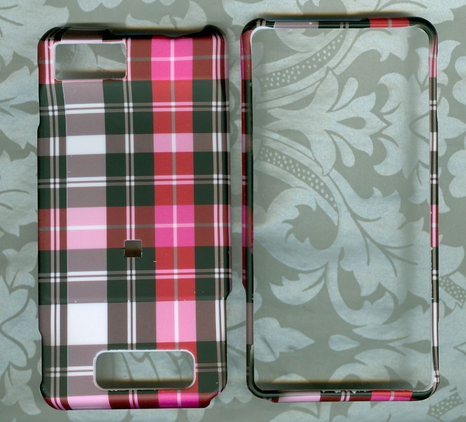   plaid Motorola MILESTONE X MB810 cellular south Phone hard over case