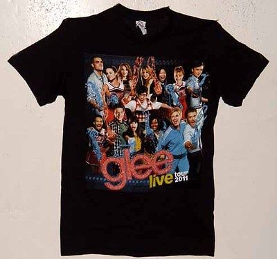 UNWORN 2011 GLEE LIVE ON STAGE TOUR T SHIRT SIZE MEDIUM