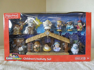 Fisher Price LITTLE PEOPLE NATIVITY SET ~ 14 PIECES FROM TARGET 