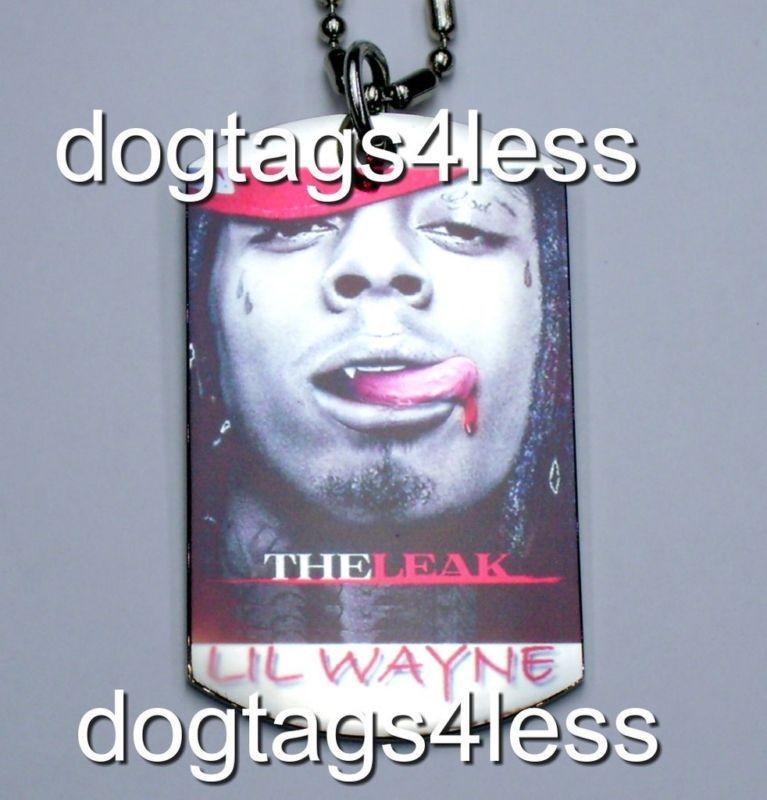 LIL WAYNE Dog Tag HIP HOP DogTag Necklace FREE Chain 1