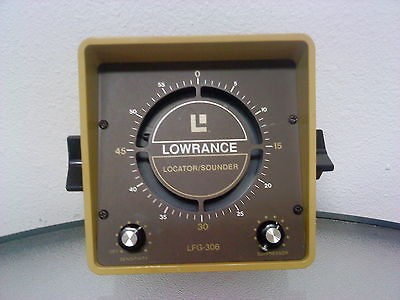 VINTAGE LOWRANCE FISH LOCATOR/SOUNDE​R LFG 306 (UNIT ONLY) EXCELLENT