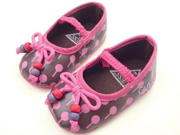 G2 BNWT GUESS Lollipop Ballerina Girls Shoes Pre walker 0 6 12 18 