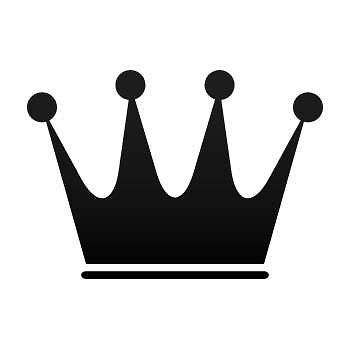 Decal Sticker Royal Crown Chess Queen King Kingdom Little Prince ZZ25X