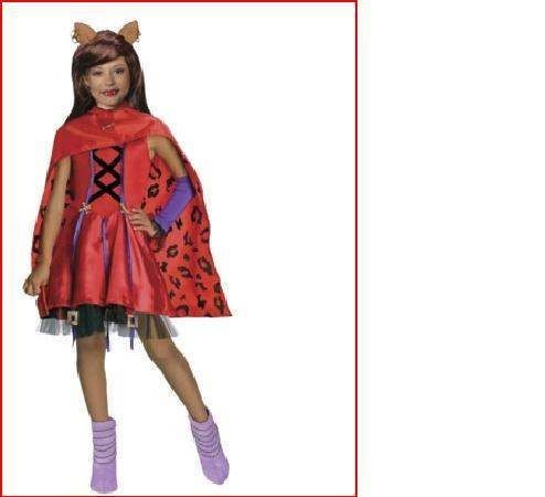   HIGH CLAWDEEN WOLF AS LITTLE DEAD RIDING HOOD COSTUME SMALL 4 6