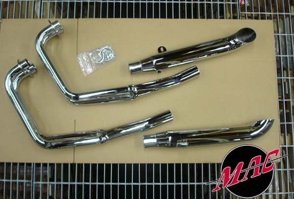 Yamaha XJ650 XJ 650 Maxim 4 2 Chrome MAC exhaust Turn out 004 0408