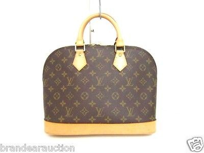 AUTHENTIC LOUIS VUITTON ALMA MONOGRAM HANDBAG in Handbags & Purses 